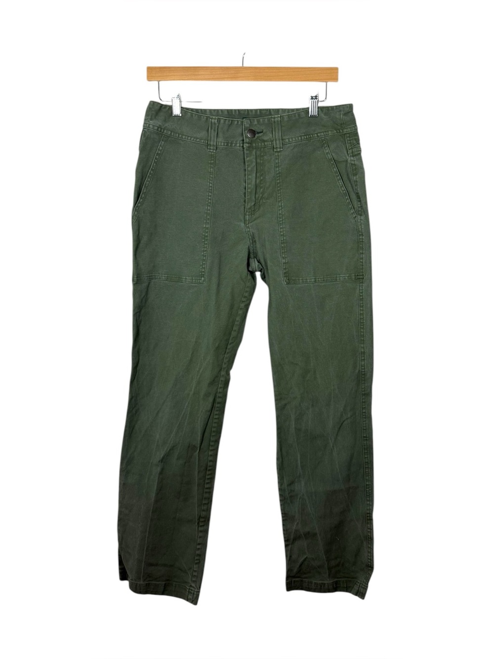 Toad&Co Woodsen Pants Olive Utility Organic Cotton Mens 32x32